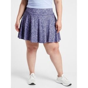 Athleta Ace Tennis Skort 13.5" Fiji Medieval Violet Sz 2X Pickleball Tennis XXL